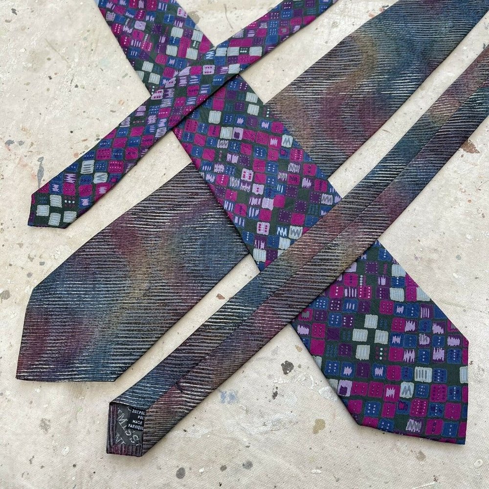 Vintage Missoni Silk Ties Lot of 2